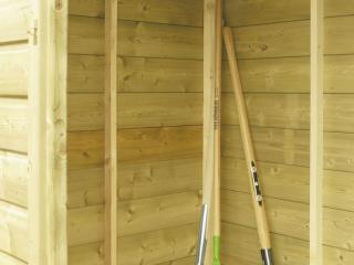 Abri en bois pour mobil-home avec toit 2 pentes / 4m², CLAIRVAL